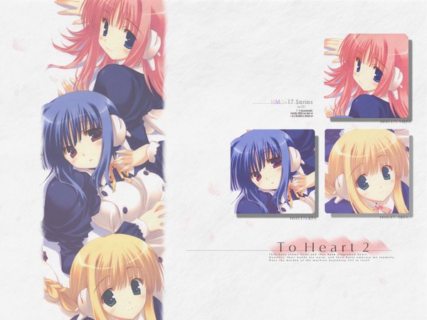 Anime picture 1600x1200 with to heart 2 leaf (studio) kouno harumi ilfa silfa