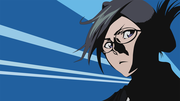 Anime picture 1600x900 with bleach studio pierrot ise nanao wide image blue background vector