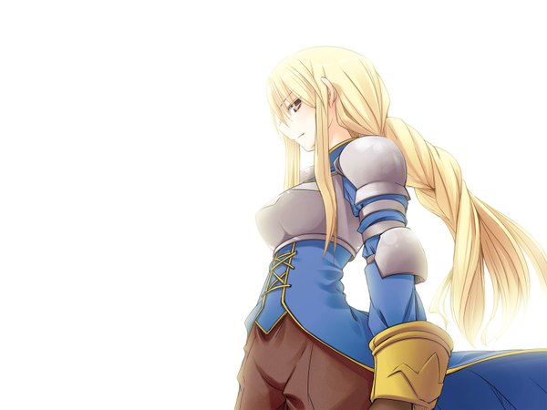 Anime picture 1600x1200 with final fantasy tactics long hair white background tagme agrias