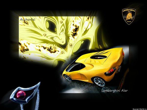 Anime picture 1600x1200 with guyver lamborghini archanfel wallpaper ground vehicle car
