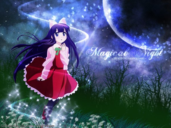 Anime picture 1024x768 with tsukuyomi moon phase hazuki tagme