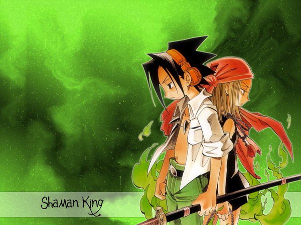 Anime picture 1024x768 with shaman king xebec tagme