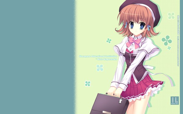 Anime picture 1680x1050 with mitha wide image skirt serafuku indico lite il vol6
