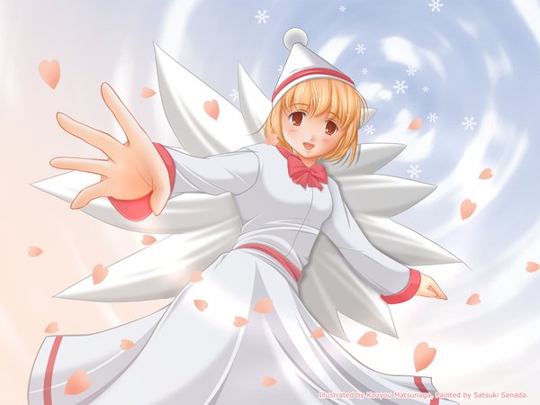 Anime picture 1280x960 with touhou lily white girl tagme