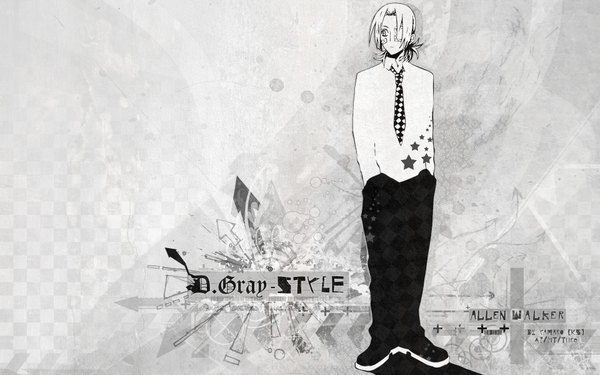 Anime picture 1920x1200 with d.gray-man allen walker highres wide image