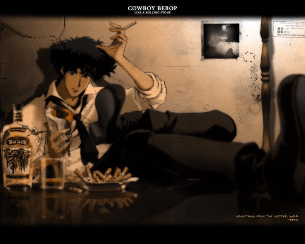 Anime picture 1280x1024 with cowboy bebop sunrise (studio) boy tagme