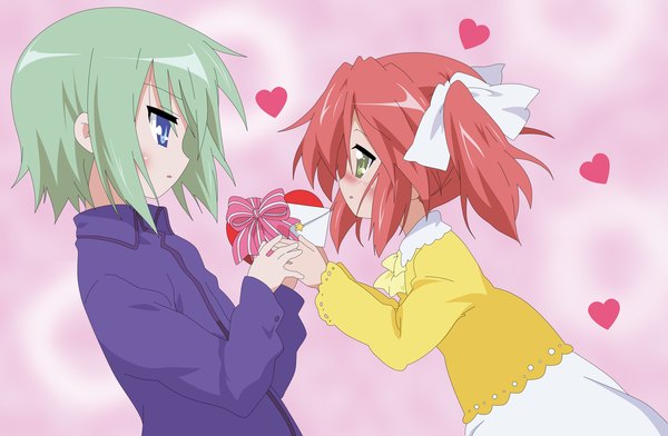 Anime picture 4252x2778 with lucky star kyoto animation kobayakawa yutaka iwasaki minami highres girl