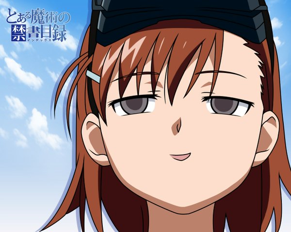Anime picture 1280x1024 with to aru majutsu no index j.c. staff misaka mikoto single girl vr visor tagme