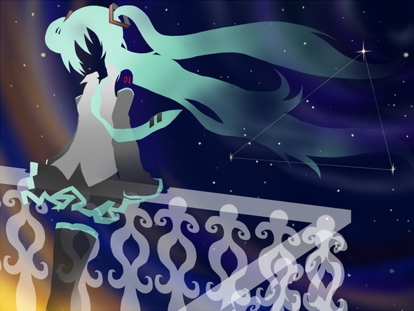 Anime picture 1024x768 with vocaloid hatsune miku girl tagme