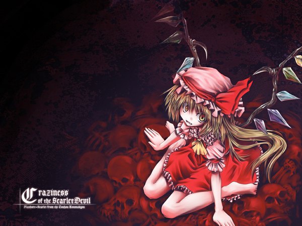 Anime picture 1024x768 with touhou flandre scarlet girl tagme