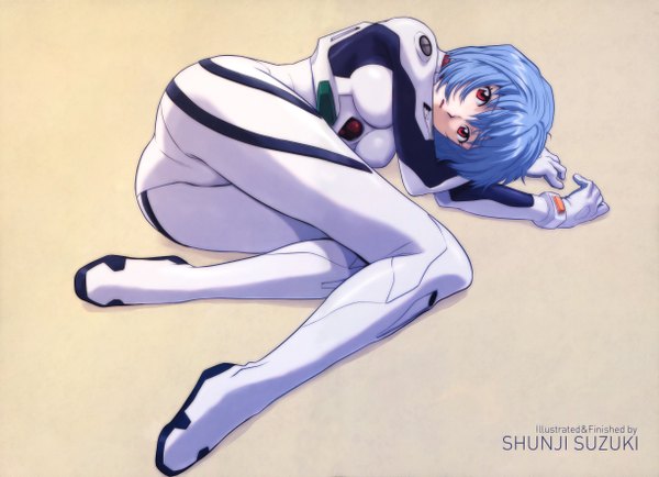 Anime picture 4897x3543 with neon genesis evangelion gainax ayanami rei highres tagme