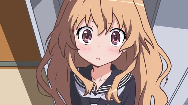 Anime picture 5000x2814 with toradora j.c. staff aisaka taiga blush highres wide image vector