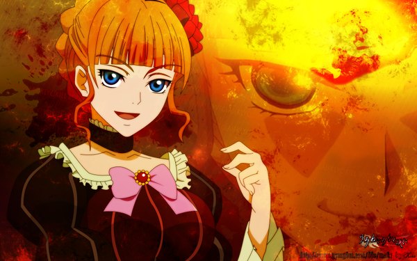 Anime picture 1680x1050 with umineko no naku koro ni beatrice wide image tagme