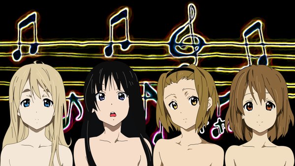 Anime picture 1920x1080 with k-on! kyoto animation akiyama mio hirasawa yui kotobuki tsumugi tainaka ritsu highres wide image tagme