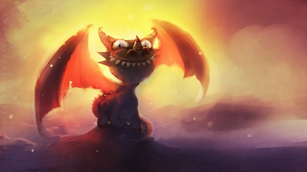 Anime picture 1280x720 with how to train your dragon dreamworks apofiss single wide image teeth no people sharp teeth animal wings dragon