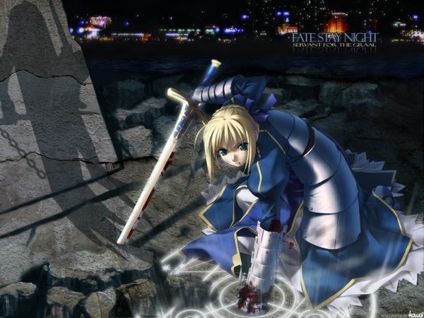 Anime picture 1280x960 with fate (series) fate/stay night studio deen type-moon artoria pendragon (all) saber