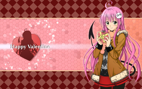 Anime picture 1920x1200 with toloveru xebec lala satalin deviluke highres wide image valentine