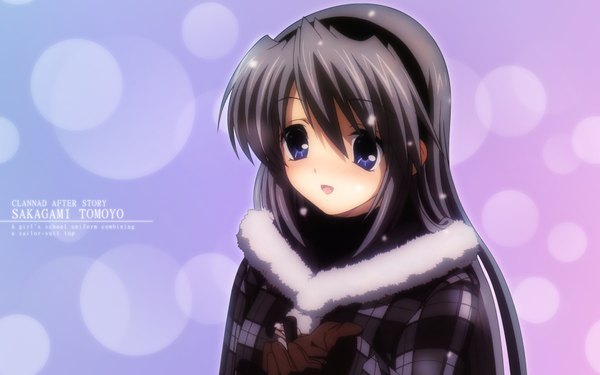 Anime picture 1920x1200 with clannad key (studio) sakagami tomoyo highres wide image