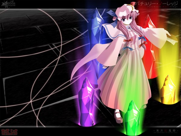Anime picture 1600x1200 with touhou patchouli knowledge side b girl tagme