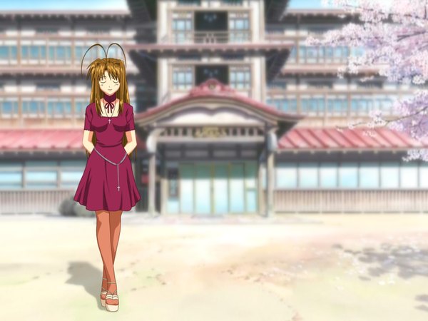 Anime picture 1600x1200 with love hina narusegawa naru girl tagme
