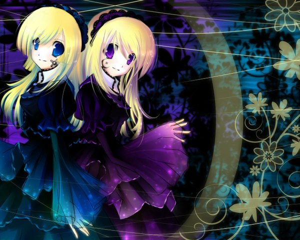Anime picture 1280x1024 with goth-loli tagme kerahna