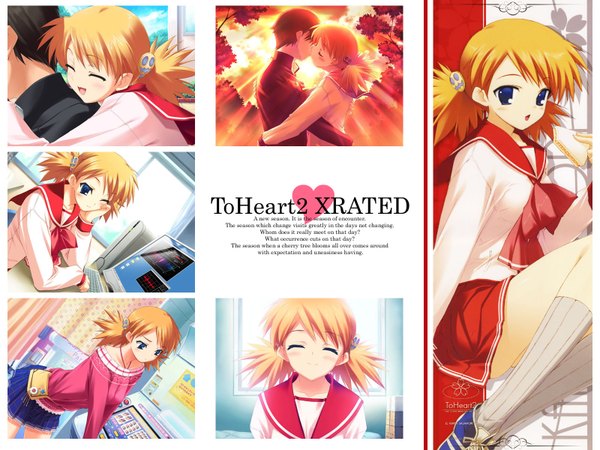 Anime picture 1600x1200 with to heart 2 leaf (studio) sasamori karin tagme