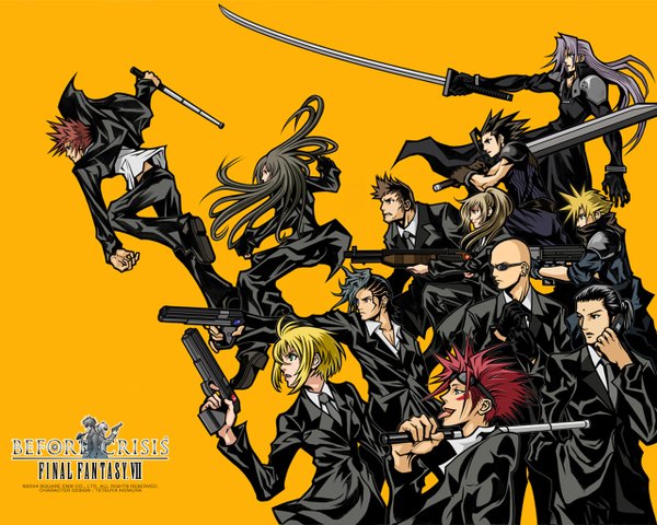 Anime picture 1280x1024 with final fantasy final fantasy vii square enix group before crisis