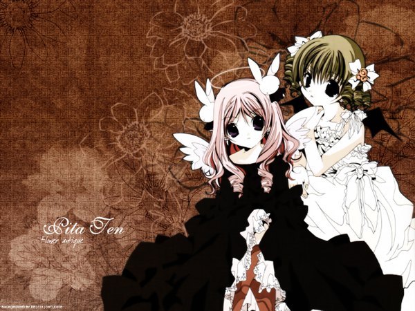 Anime picture 1280x960 with pita ten misha (pita ten) shia (pita ten) tagme