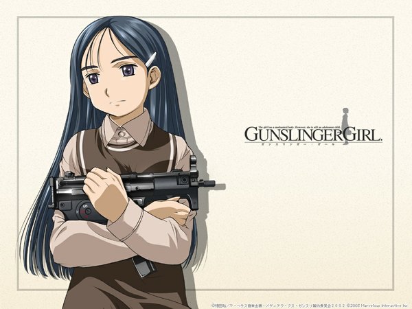 Anime picture 1024x768 with gunslinger girl madhouse claes tagme