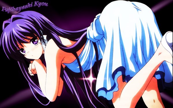 Anime picture 1440x900 with clannad key (studio) fujibayashi kyou wide image