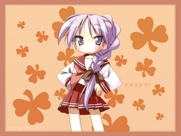 Anime picture 1600x1200 with lucky star kyoto animation hiiragi kagami girl tagme