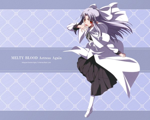 Anime picture 1280x1024 with melty blood type-moon white len tagme