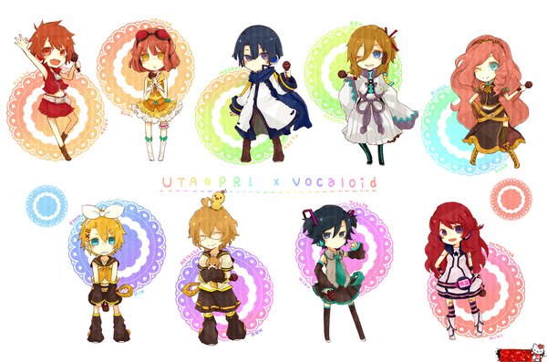 Anime picture 1440x953 with uta no prince-sama vocaloid a-1 pictures jinguji ren hijirikawa masato ichinose tokiya nanami haruka (uta no prince-sama) ittoki otoya kurusu shou shinomiya natsuki tsukimiya ringo shibuya tomochika basara masa long hair blush short hair blue eyes black hair simple background blonde hair