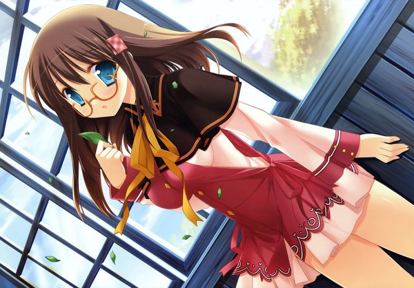 Anime picture 5013x3489 with miyasu risa highres scan glasses tagme