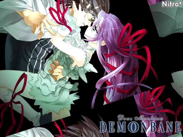 Anime picture 1280x960 with demonbane nitroplus al azif daijuuji kurou tagme