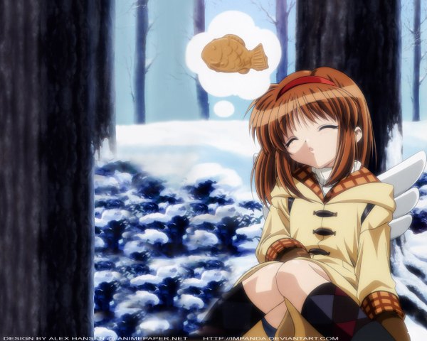Anime picture 1280x1024 with kanon key (studio) tsukimiya ayu girl tagme