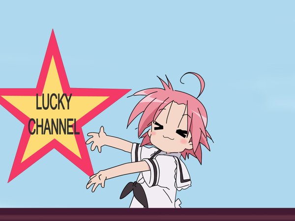 Anime picture 1600x1200 with lucky star kyoto animation kogami akira lucky channel girl