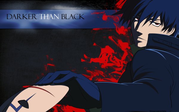 Anime picture 2560x1600 with darker than black studio bones hei (darker than black) highres wide image gloves mask