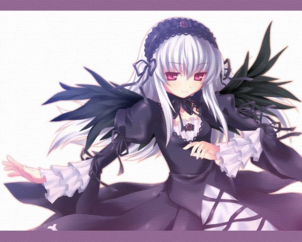 Anime picture 1280x1024 with rozen maiden suigintou tagme