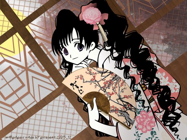 Anime picture 1600x1200 with xxxholic clamp kunogi himawari japanese clothes kimono
