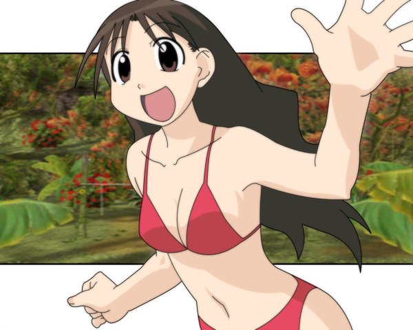 Anime picture 1280x1024 with azumanga daioh j.c. staff tanizaki yukari light erotic girl tagme