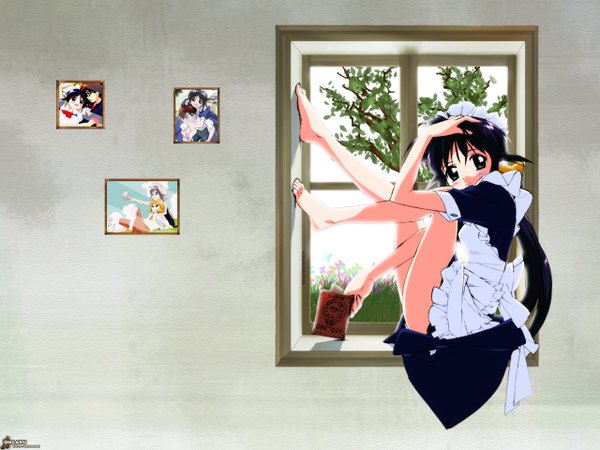 Anime picture 1280x960 with mahoromatic andou mahoro maid tagme