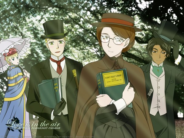 Anime picture 1600x1200 with victorian romance emma studio pierrot emma (victorian romance emma) eleanor campbell hakim atawari william jones tama-neko tagme