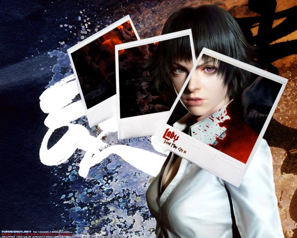 Anime picture 1280x1024 with devil may cry lady (devil may cry) realistic tagme