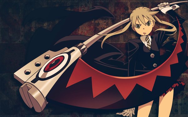 Anime picture 1920x1200 with soul eater studio bones maka albarn soul eater evans highres wide image tagme