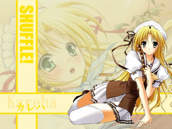 Anime picture 1024x768 with shuffle! kareha suzuhira hiro tagme