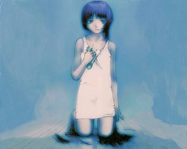 Anime picture 1280x1024 with serial experiments lain iwakura lain tagme