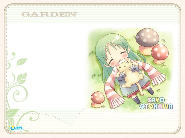 Anime picture 1600x1200 with garden (galge) cuffs (studio) otokawa sayo gayarou tagme
