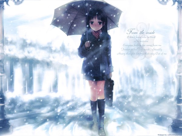 Anime picture 1600x1200 with goto p umbrella tagme