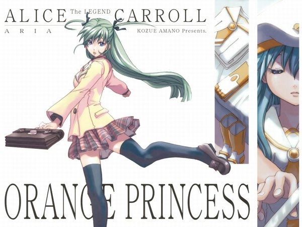 Anime picture 1600x1200 with aria alice carroll two side up tagme